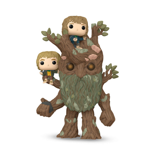 Image produit Seigneur des anneaux - Figurine Funko Pop de Sylvebarbe avec Merry & Pippin