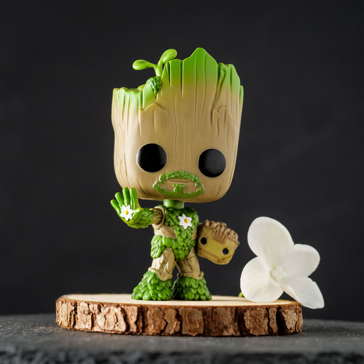 Produktbild Marvel - We Are Groot Iron Man Funko Pop Wackelkopf-Figur