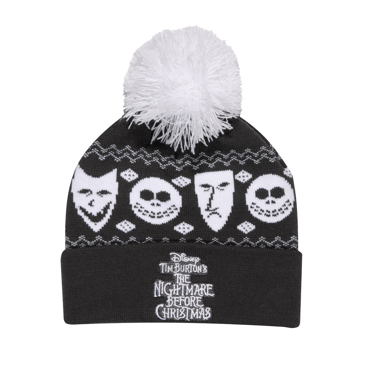 Image produit Cauchemar avant Noël - Chapeau Jack Skellington avec pompon
