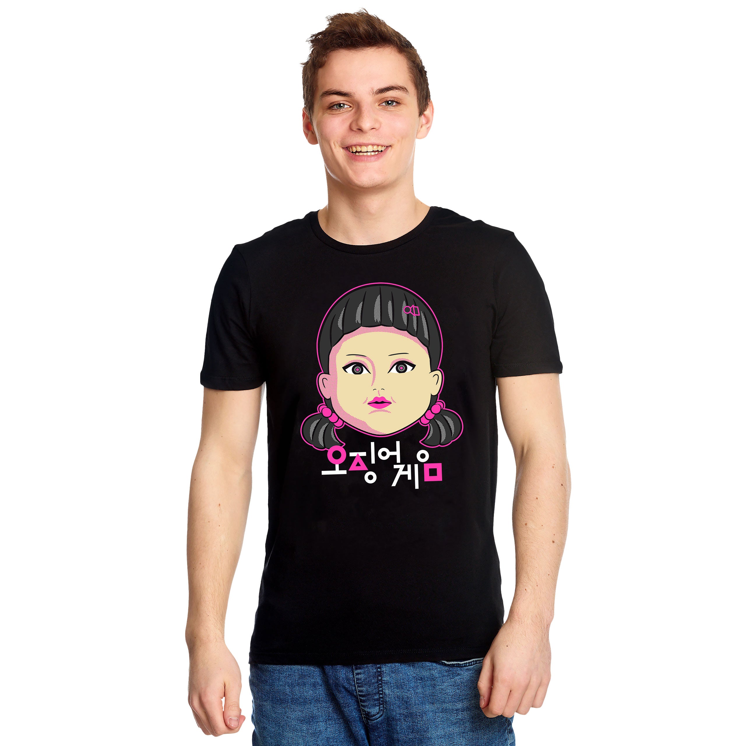 Produktbild Squid Game - Young-Hee Doll T-Shirt schwarz