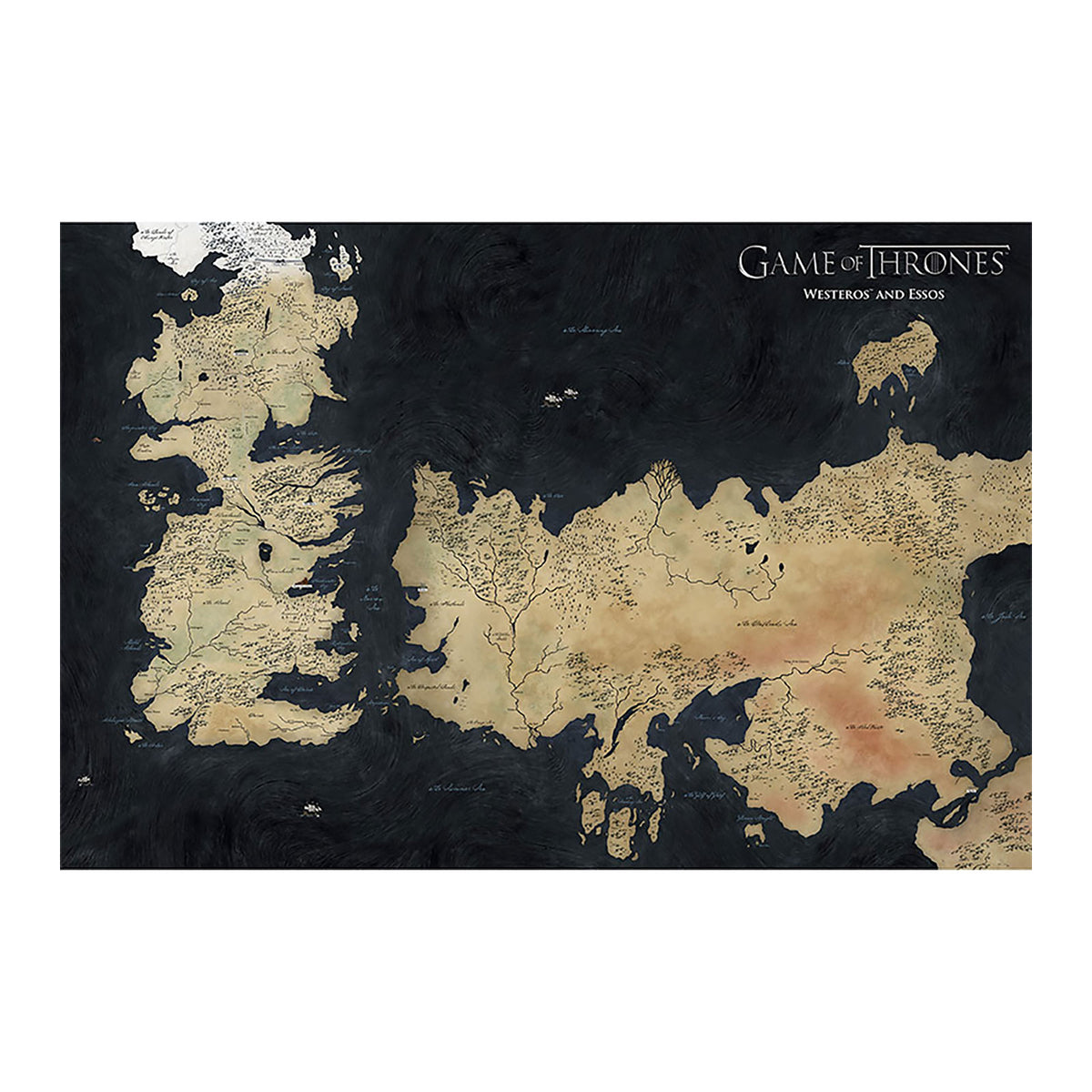 Image produit Game of Thrones - Poster Maxi de la carte de Westeros