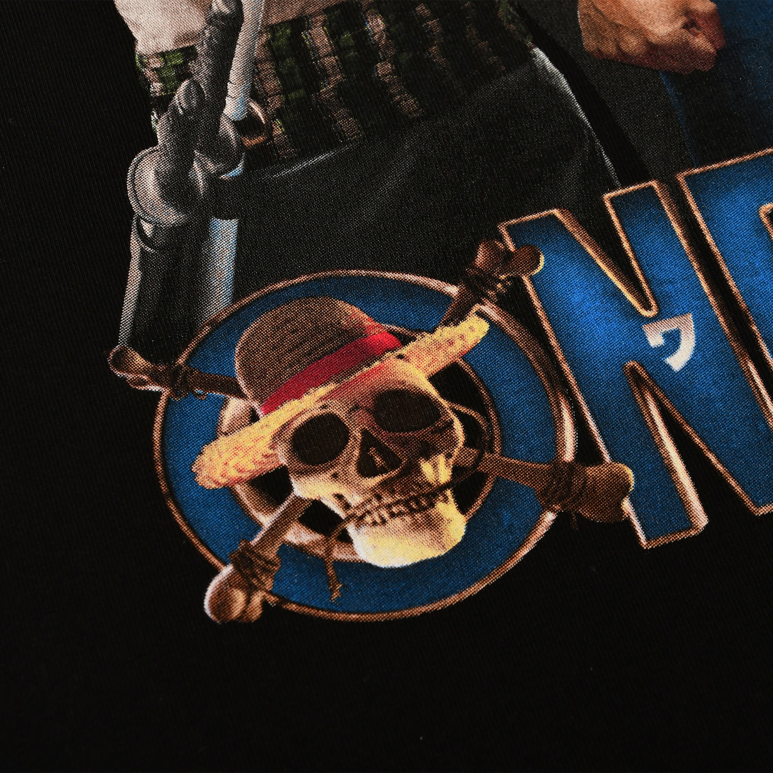 Image produit One Piece - T-Shirt d'équipage noir