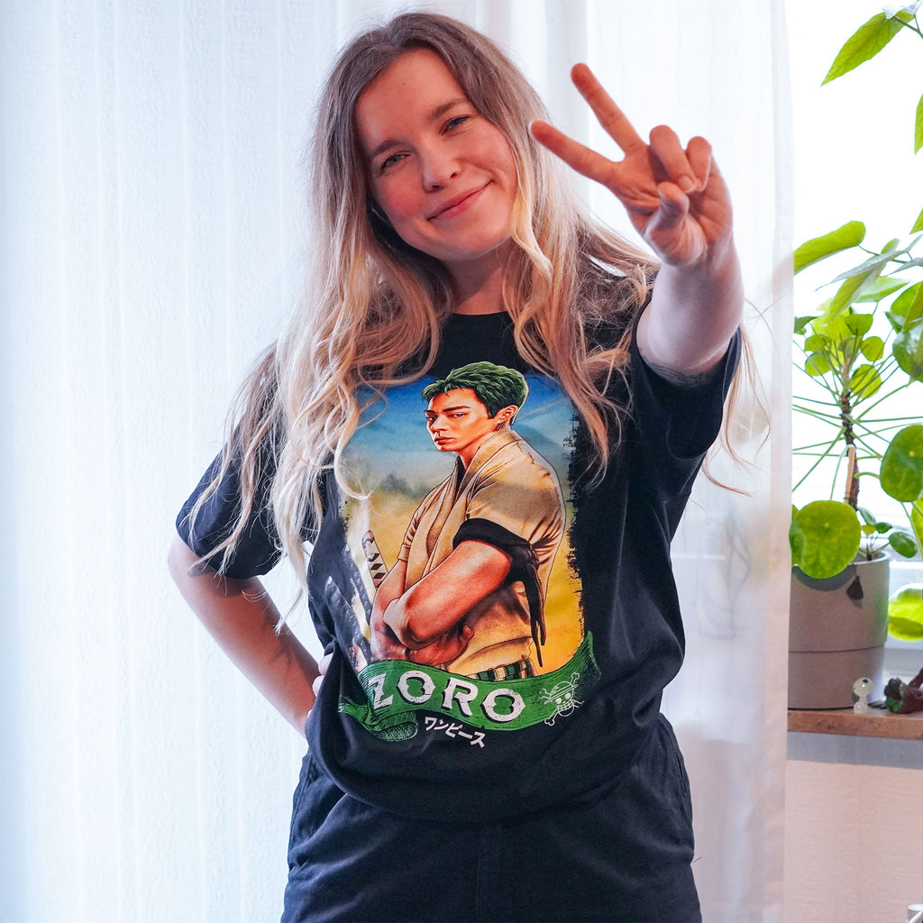 Image produit T-shirt Zoro noir - One Piece