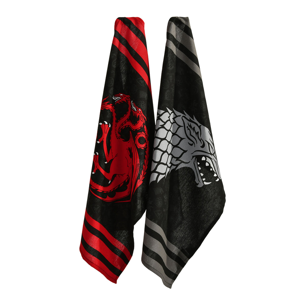 Immagine del prodotto Set di strofinacci Stark e Targaryen - Game of Thrones