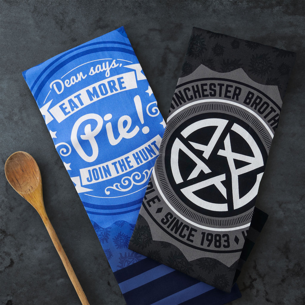Immagine del prodotto Set di strofinacci Pentagramma e Pie - Supernatural