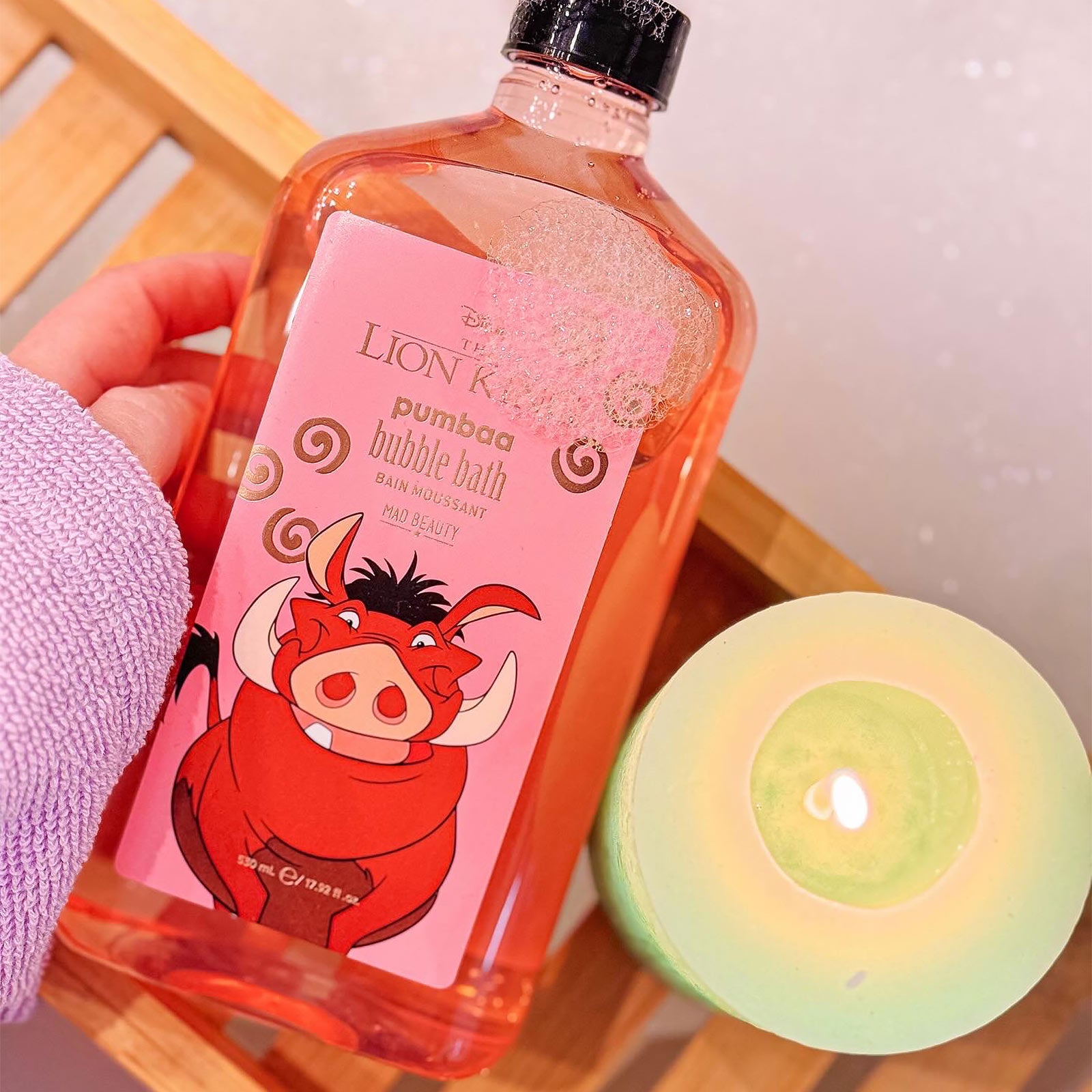 Image produit Le Roi Lion - Bain moussant Pumbaa