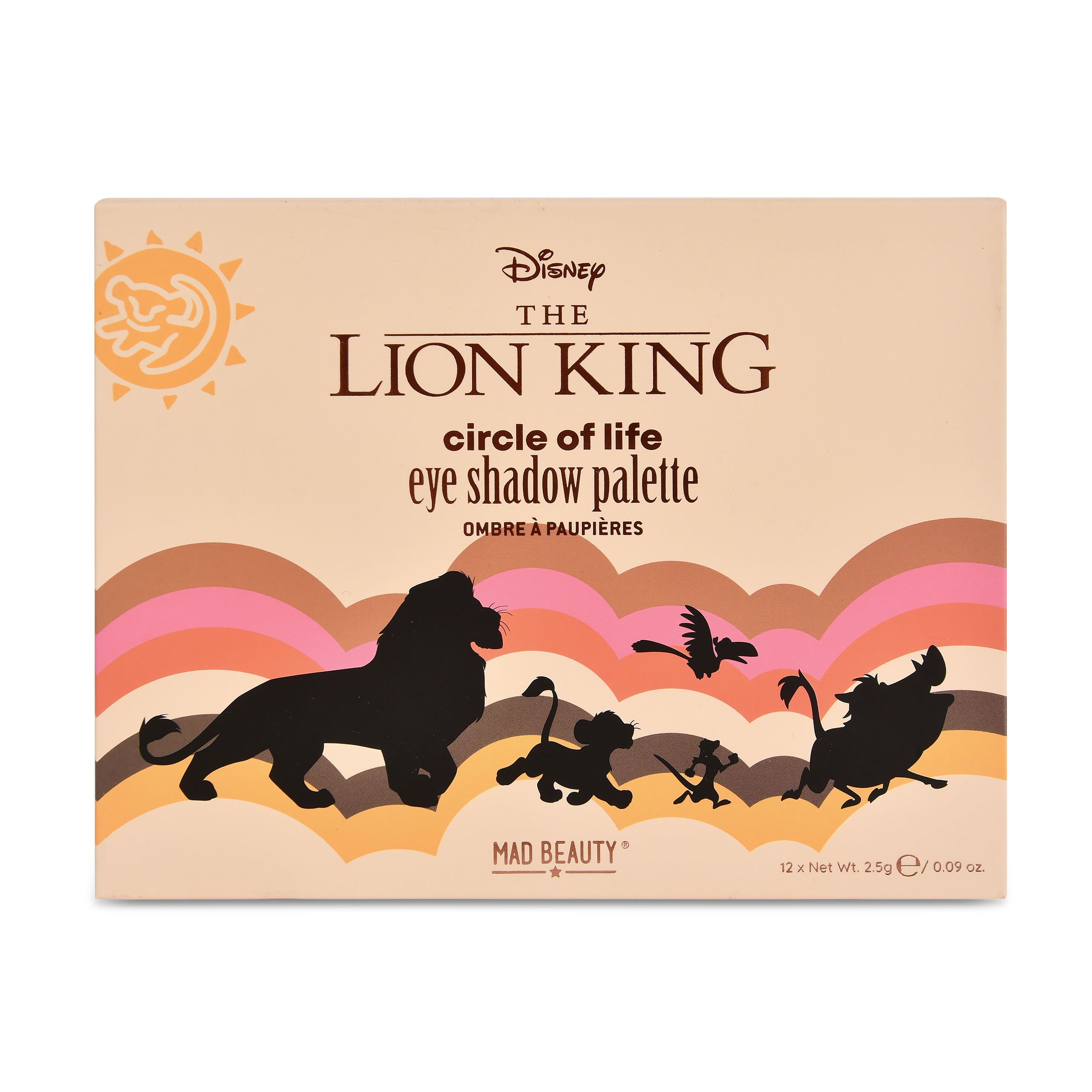 Image produit Le Roi Lion - Palette de fards à paupières Circle of Life