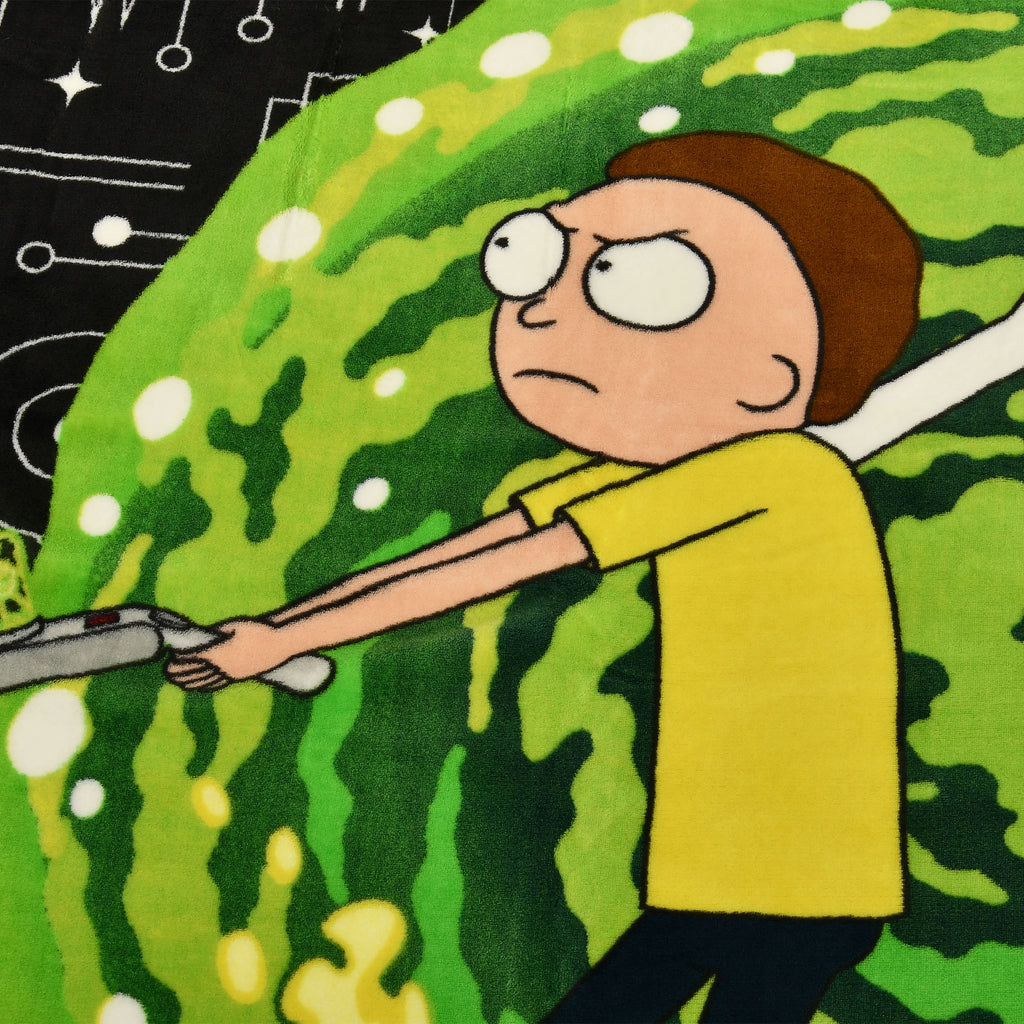 Image produit Rick and Morty - Plaid polaire Portal