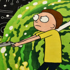 Image produit Rick and Morty - Plaid polaire Portal