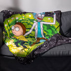 Image produit Rick and Morty - Plaid polaire Portal