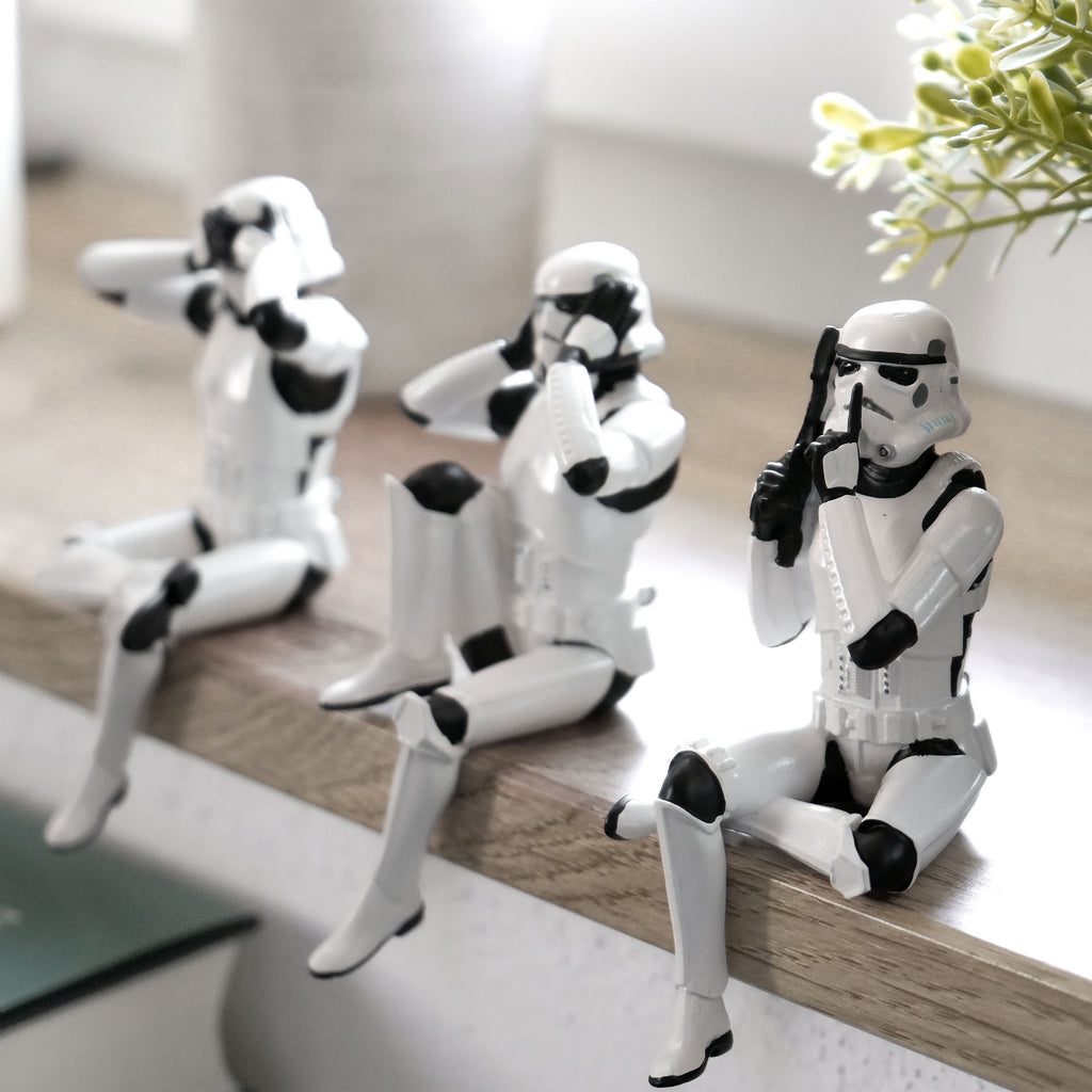 Image produit Set de figurines Original Stormtrooper Don't See Hear Speak assis