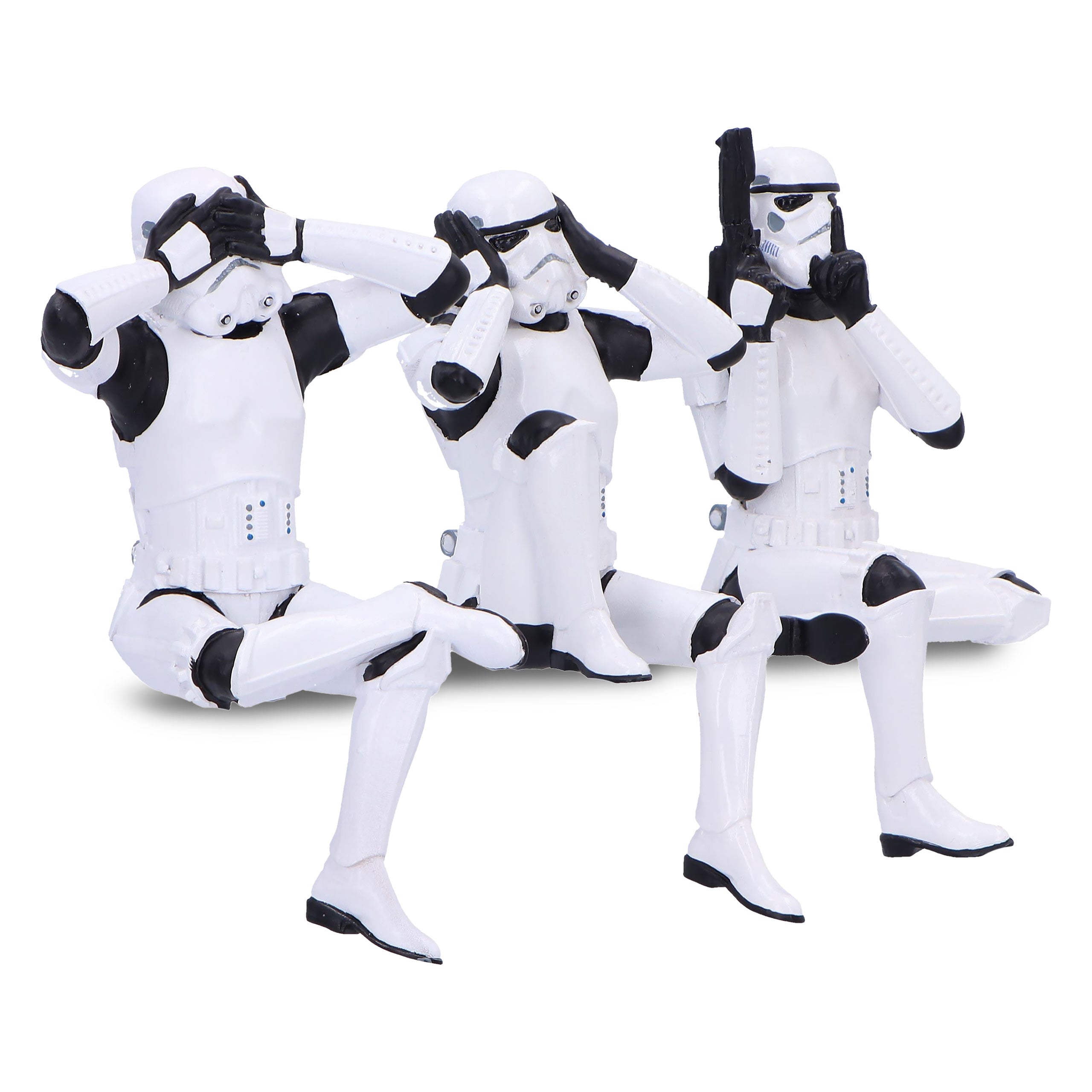 Image produit Set de figurines Original Stormtrooper Don't See Hear Speak assis