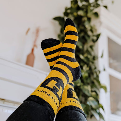 Image produit Harry Potter - Chaussettes Logo Hufflepuff jaune-noir