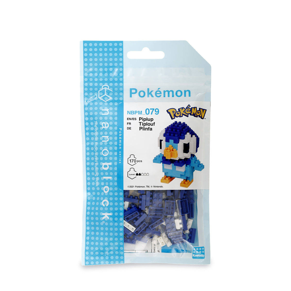 Image produit Pokemon - Piplup nanoblock Mini Figurine de Construction