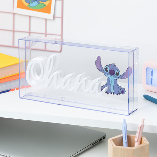 Immagine del prodotto Lampada al neon Stitch Ohana - Lilo & Stitch