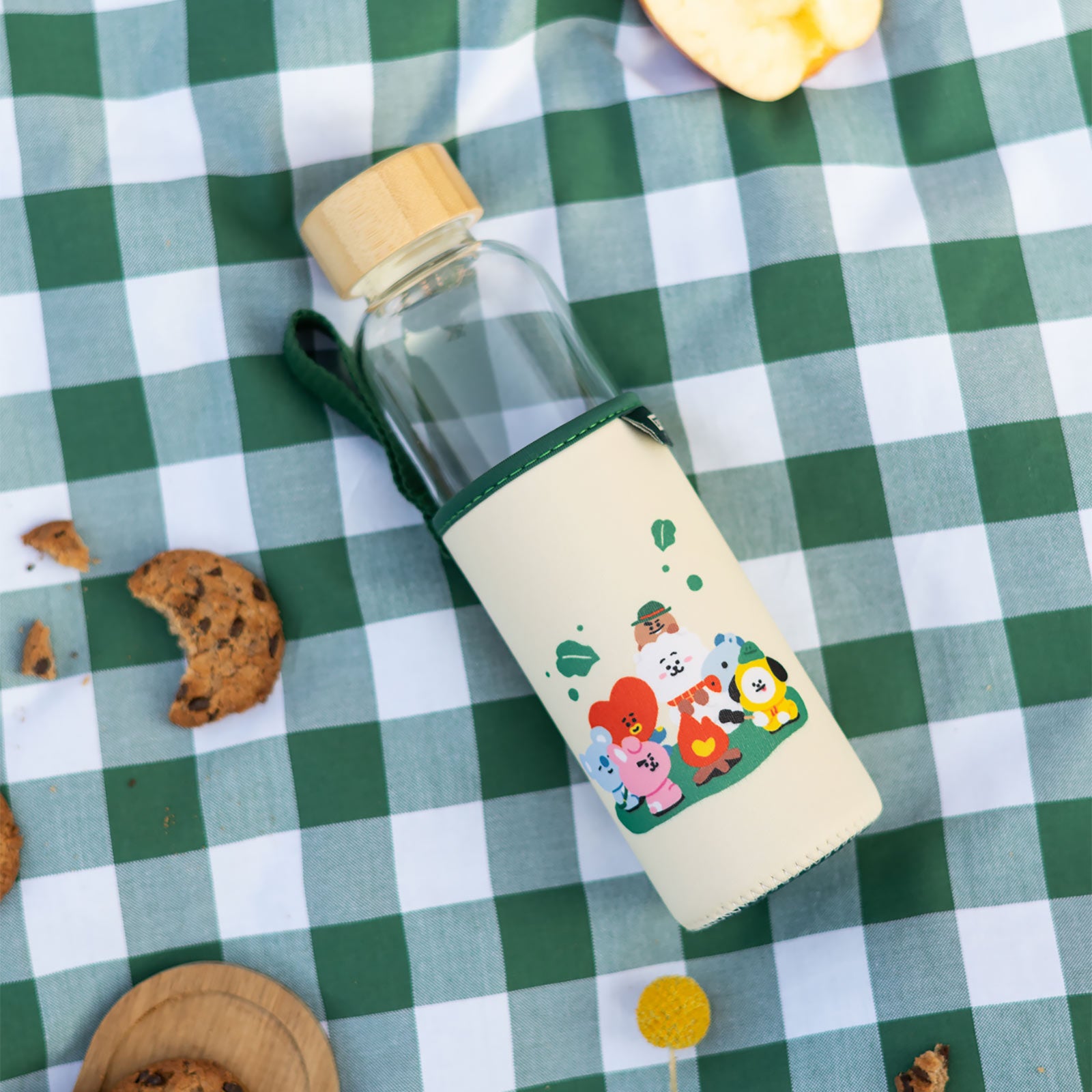 Image produit Line Friends - BT21 Green Planet Bouteille d'eau