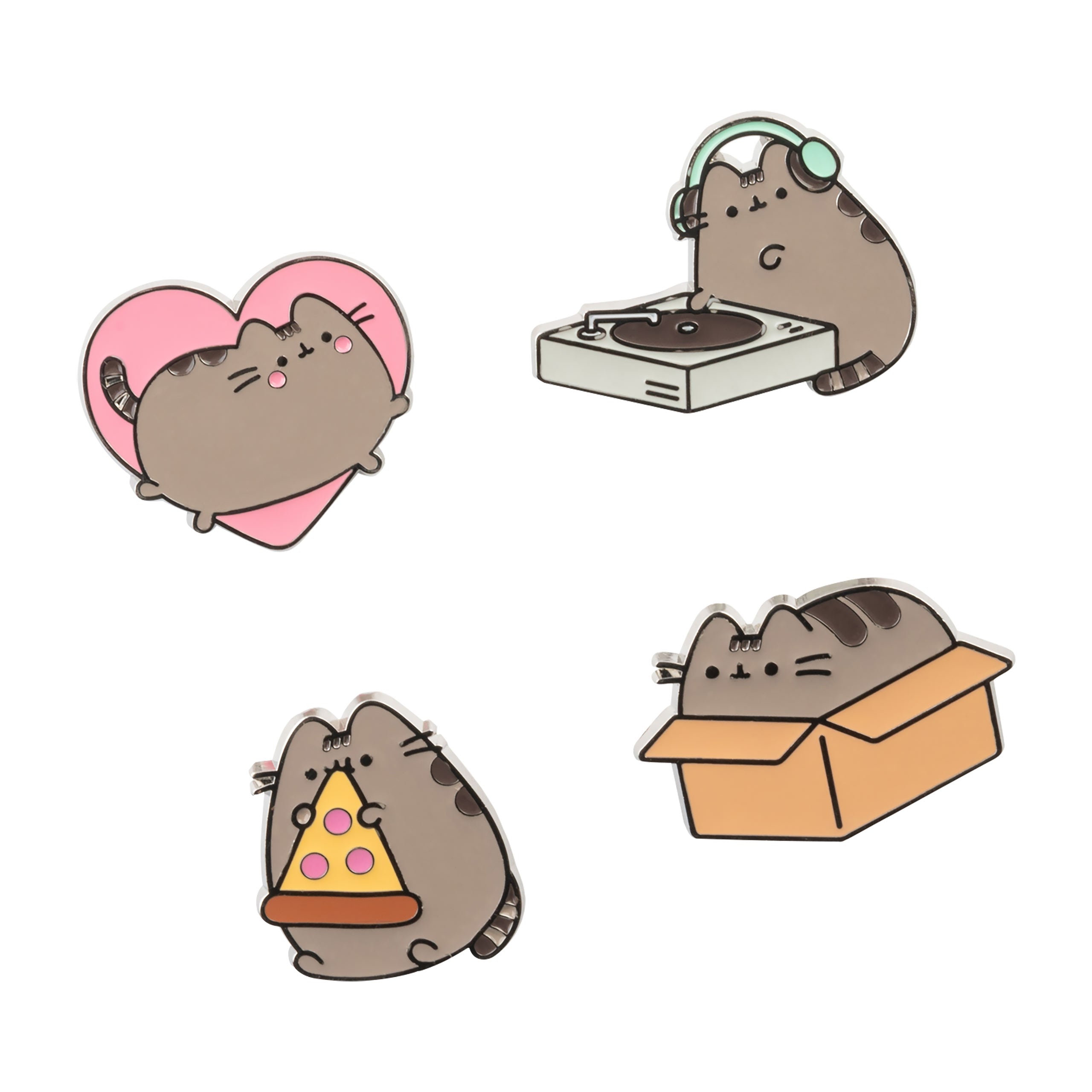Image produit Pusheen - Lot de 4 pins