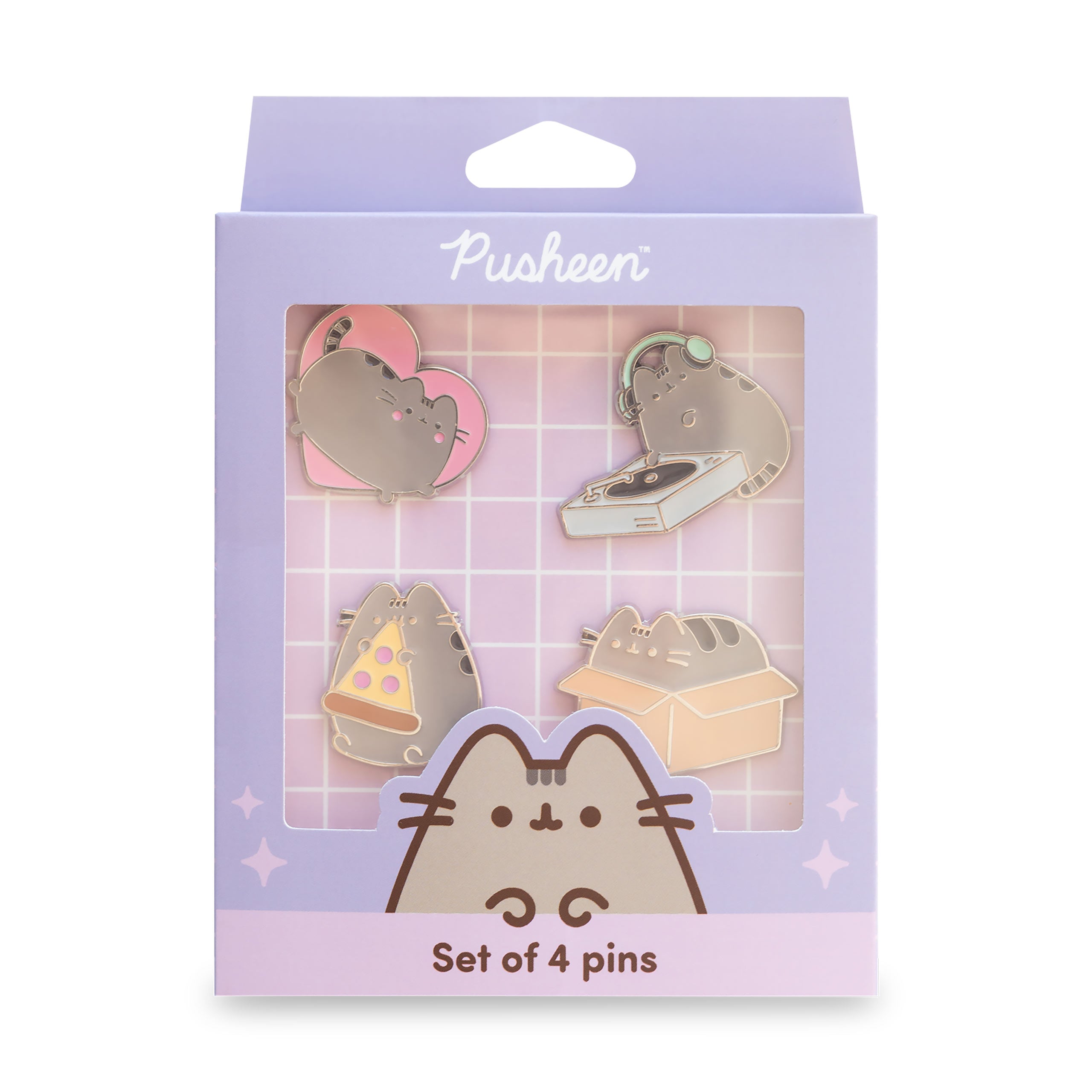 Image produit Pusheen - Lot de 4 pins