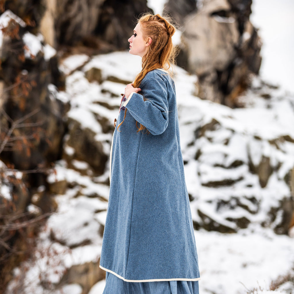 Image produit Manteau Birka médiéval bleu