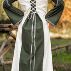 Product image Medieval dress with lacing green-nature