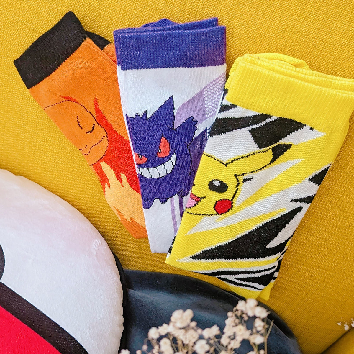Image produit Pokemon - Lot de 3 chaussettes de l'équipage