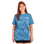 Image produit Lilo & Stitch - T-shirt Stitch Câlin bleu