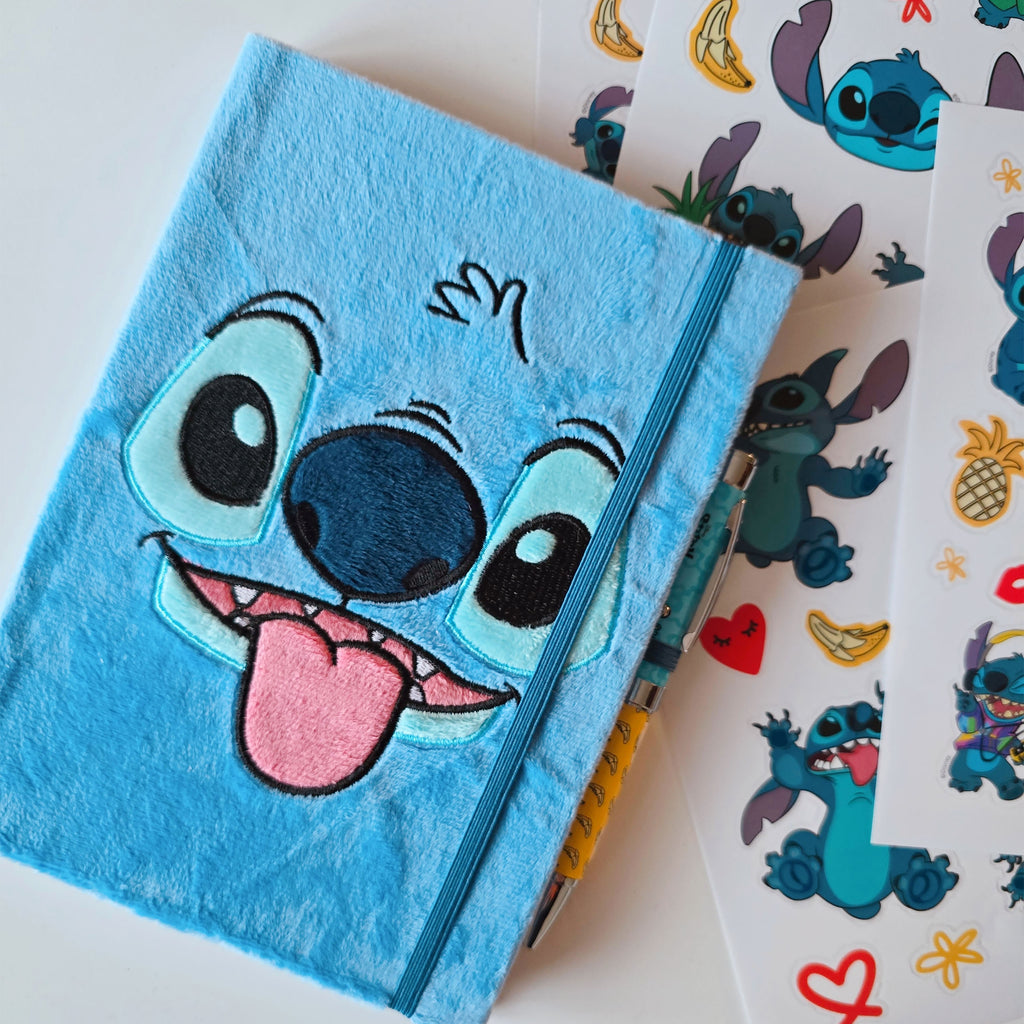 Produktbild Stitch Plüsch Notizbuch mit Kugelschreiber - Lilo & Stitch