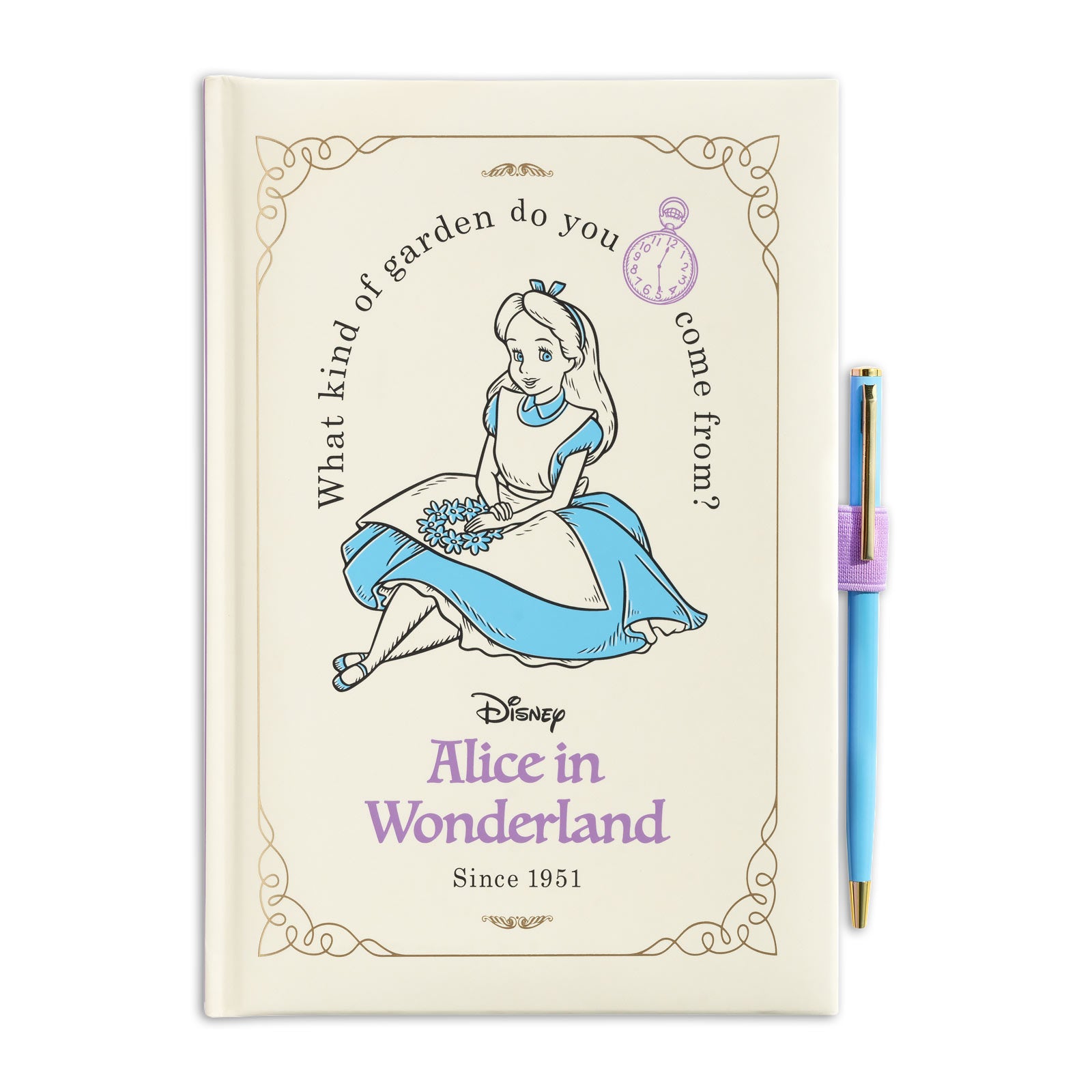 Produktbild Alice im Wunderland - Garden Notizbuch mit Kugelschreiber
