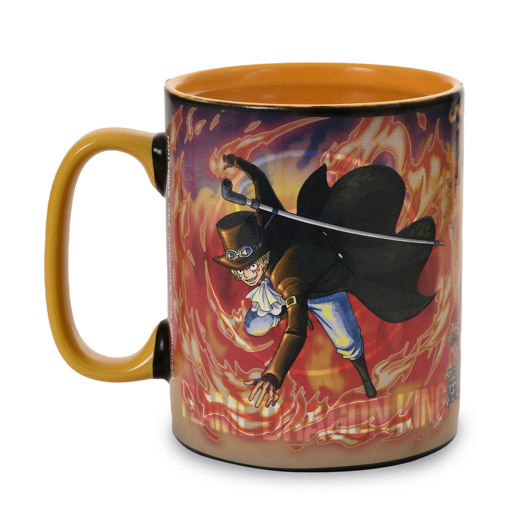 Produktbild One Piece - Luffy & Sabo Thermoeffekt Tasse