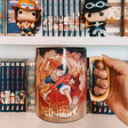Produktbild One Piece - Luffy & Sabo Thermoeffekt Tasse