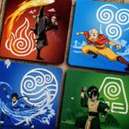 Produktbild Avatar The Last Airbender - Group Untersetzer 4er Set