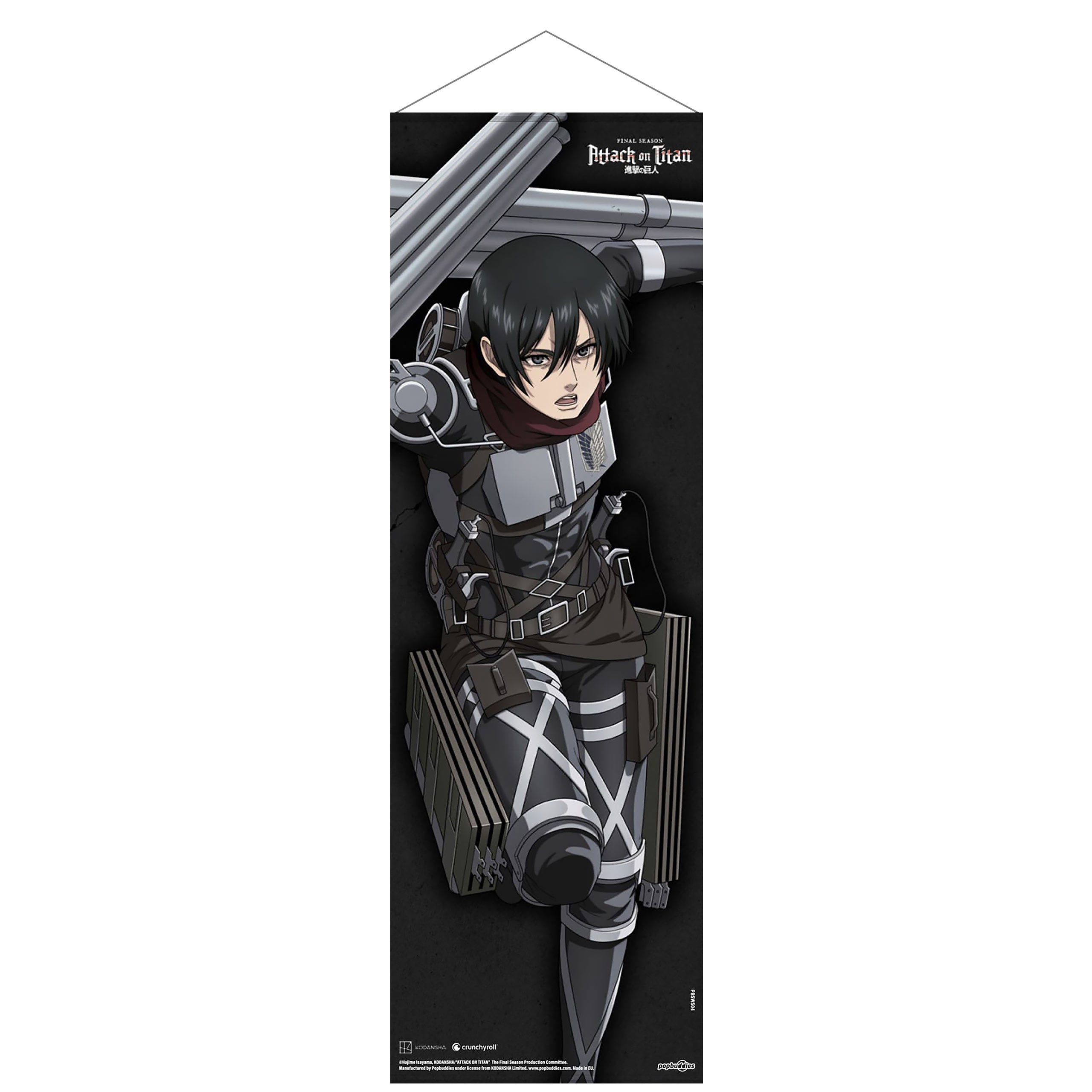 Image produit Attack on Titan - Rouleau mural Mikasa Ackermann