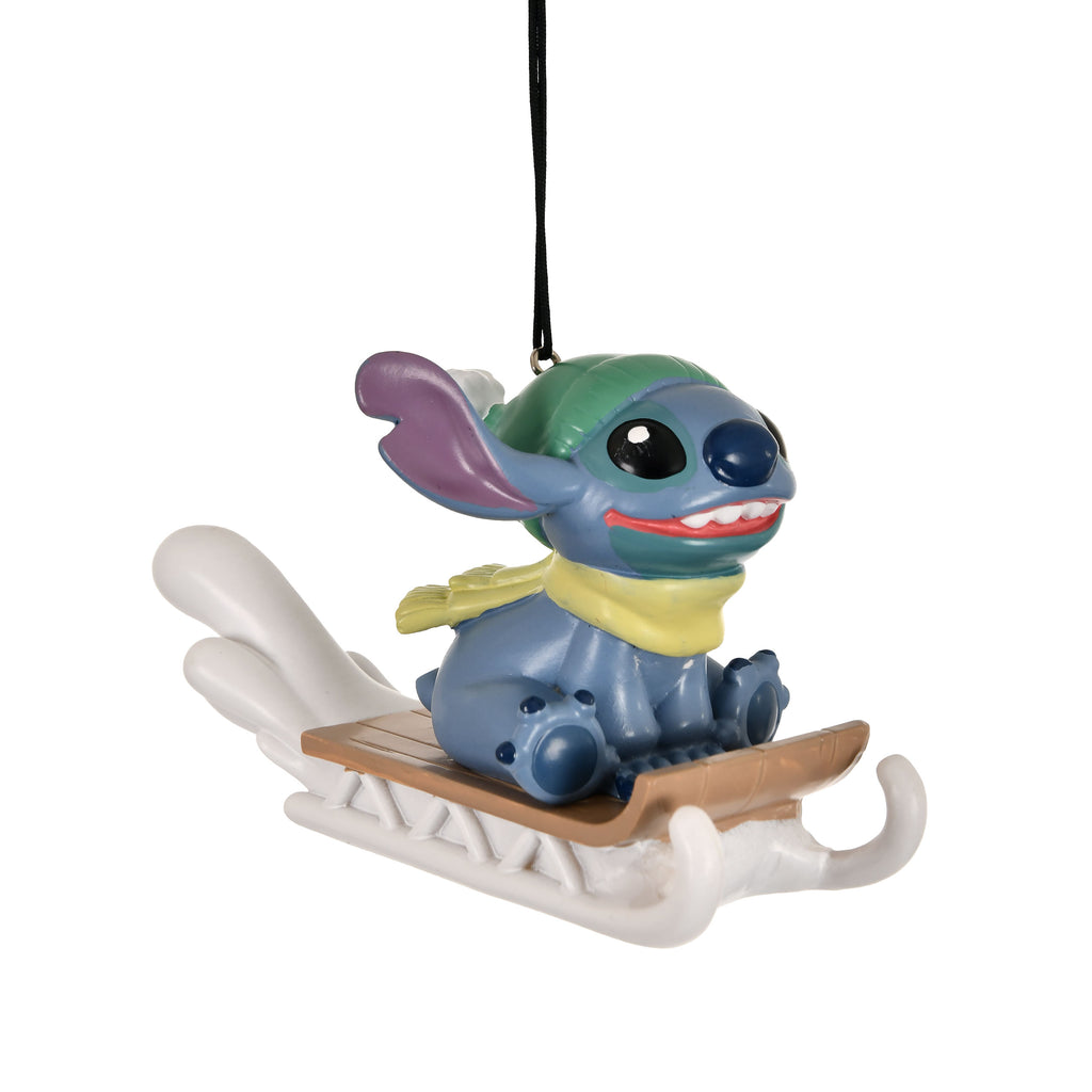 Image produit Stitch avec traîneau Décoration d'arbre de Noël - Lilo & Stitch
