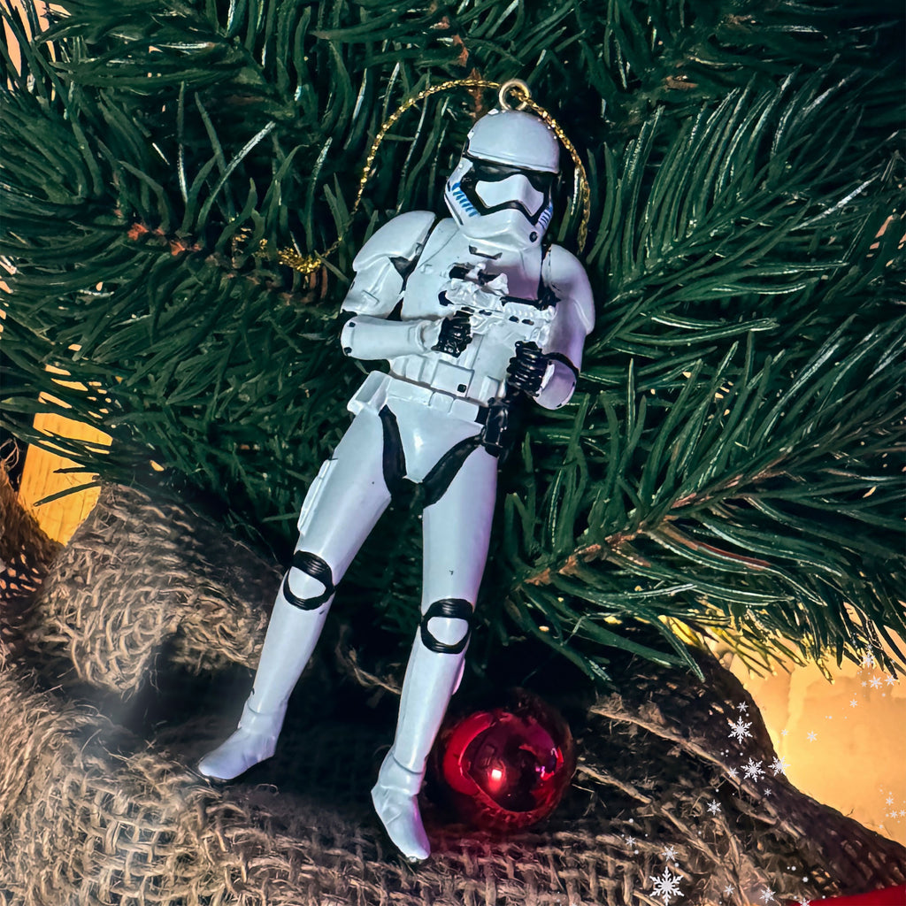 Image produit Stormtrooper avec Blaster Décoration de Sapin de Noël - Star Wars