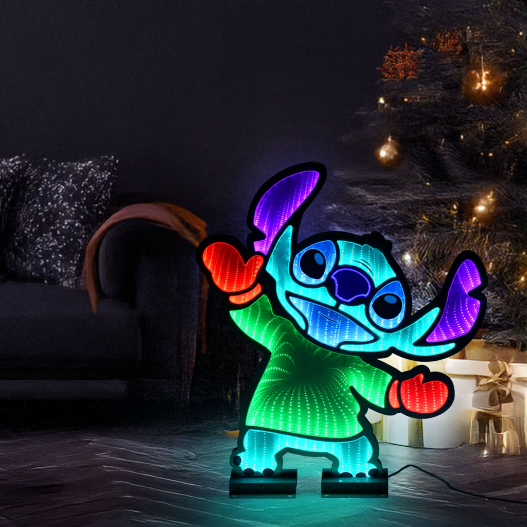 Immagine del prodotto Lampada LED in acrilico Dancing Stitch - Lilo & Stitch