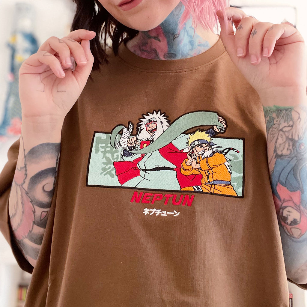 Produktbild Naruto - Jiraiya & Naruto Oversize Premium T-Shirt