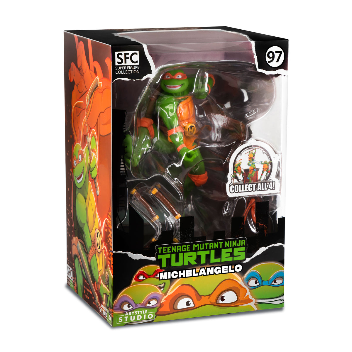 Image produit Tortues Ninja - Figurine SFC Michelangelo