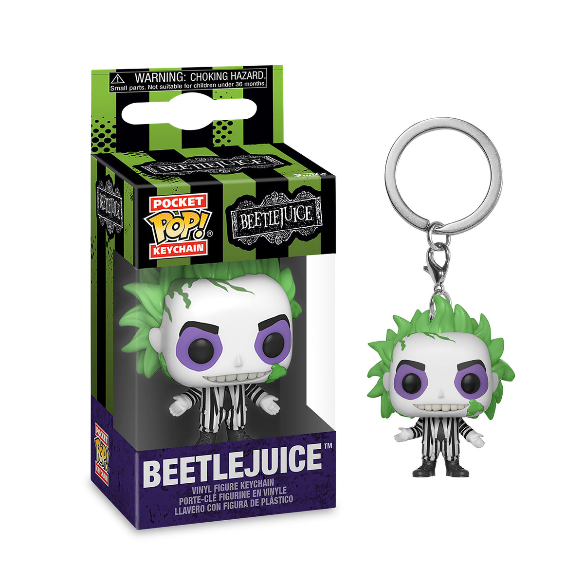 Image produit Beetlejuice - Porte-clés Funko Pop