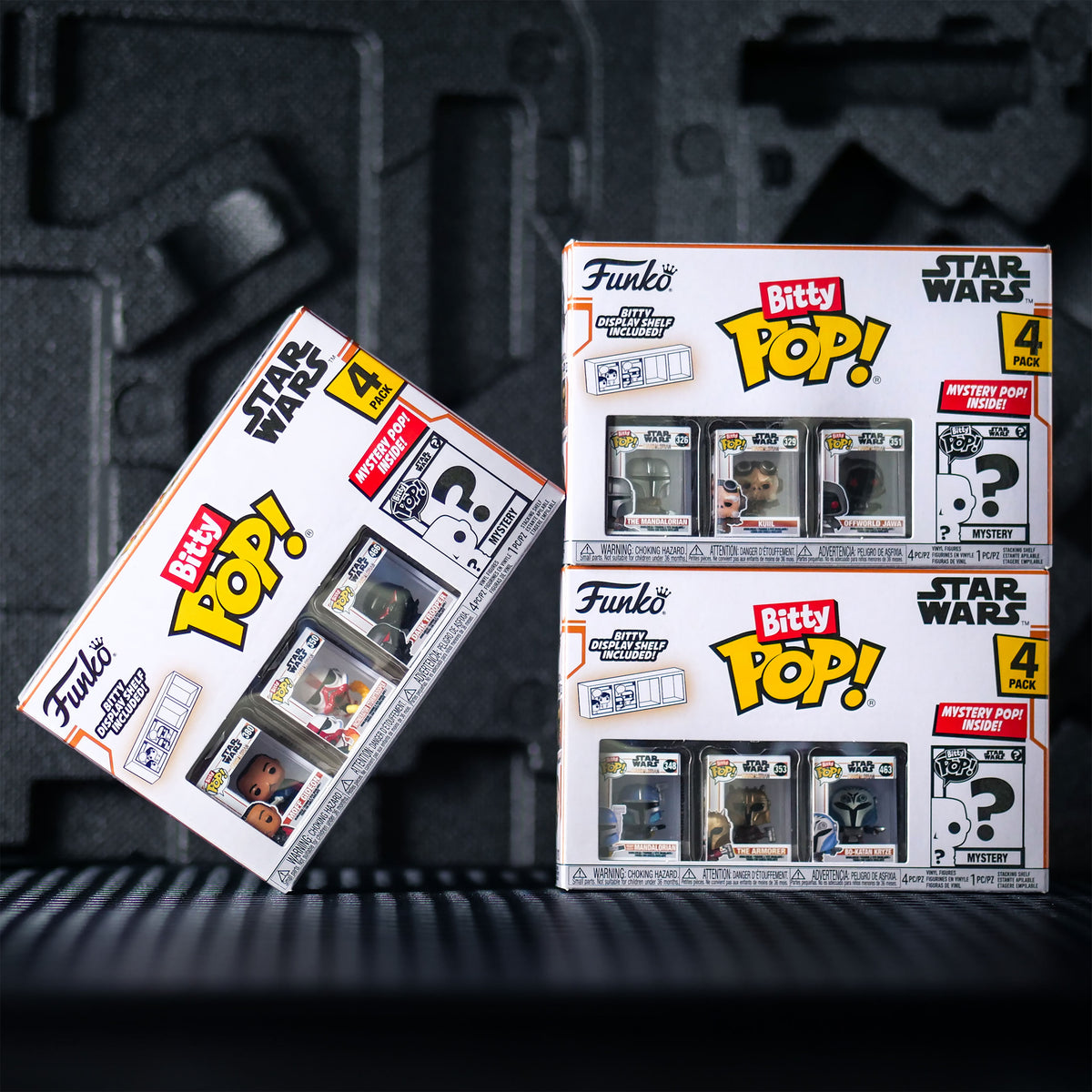 Image produit Star Wars The Mandalorian - Funko Bitty Pop Ensemble de 4 figurines Série 4