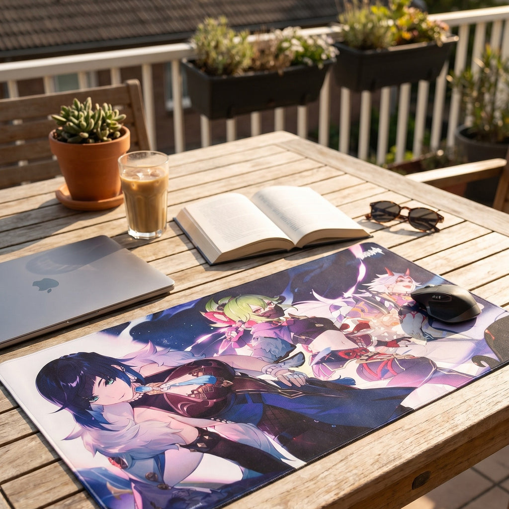 Immagine del prodotto Genshin Impact - Yelan, Kuki Shinobu e Arataki Itto Mousepad