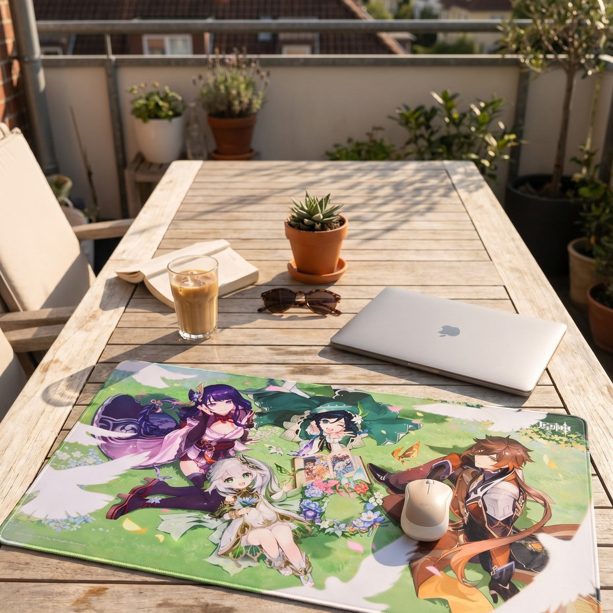 Image produit Genshin Impact - Tapis de souris d'illustration du 2ème anniversaire