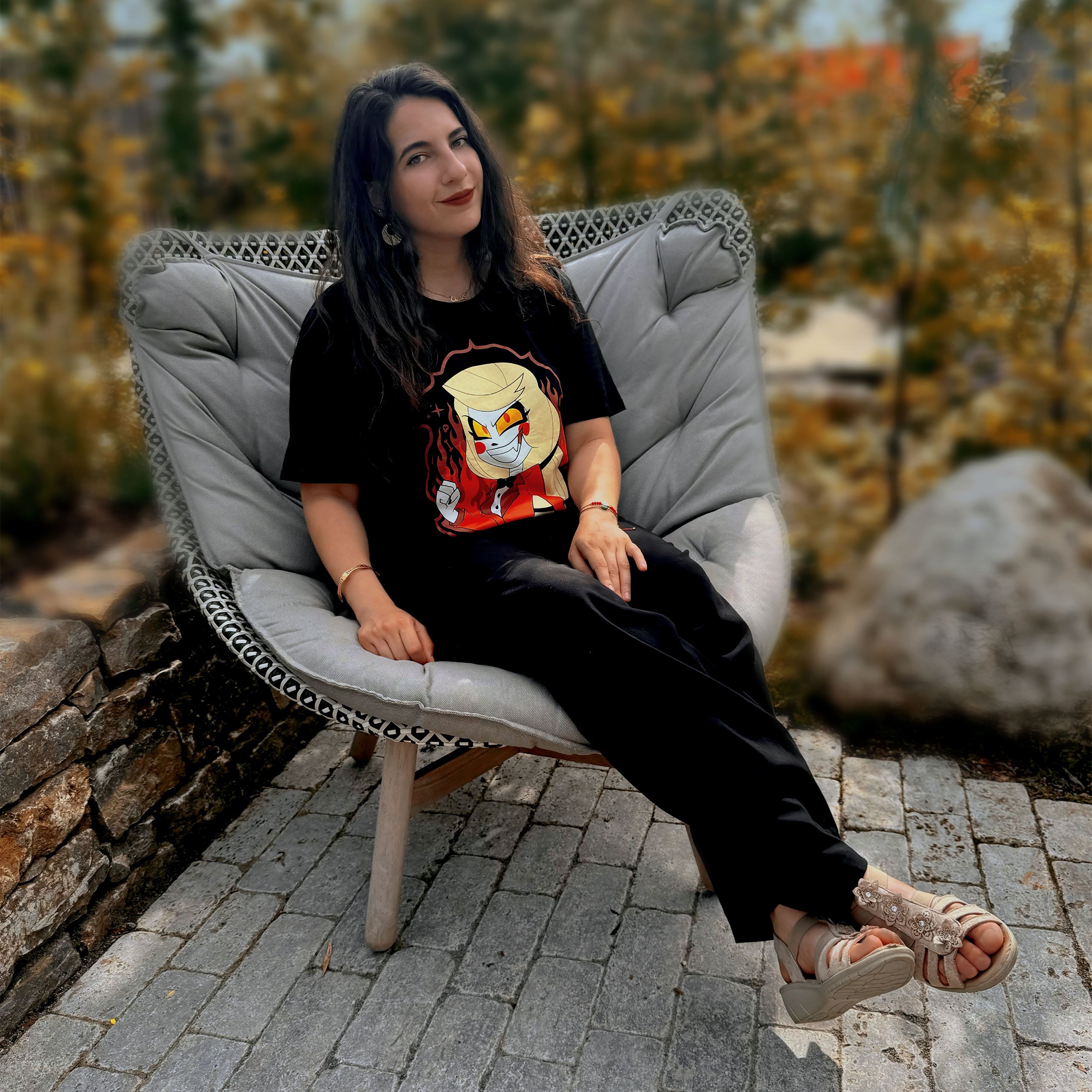 Immagine del prodotto T-shirt di Charlie Morningstar per fan di Hazbin Hotel