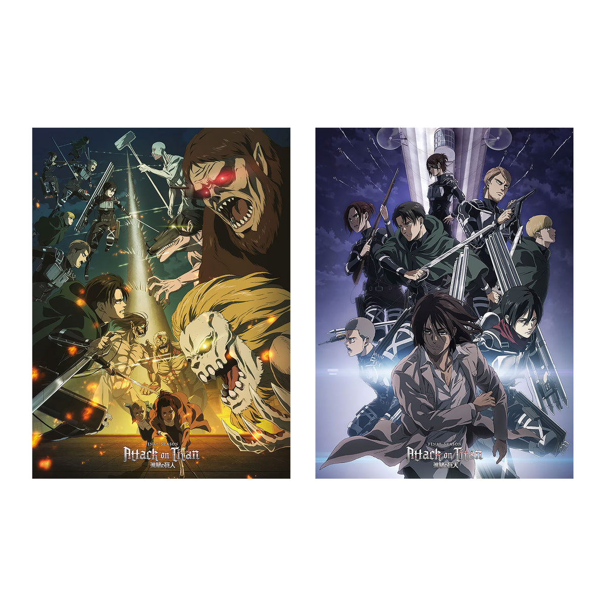 Produktbild Attack on Titan - Final Seasons Poster 2er Set