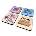 Image produit Friends - Set de 4 dessous de verre avec citations