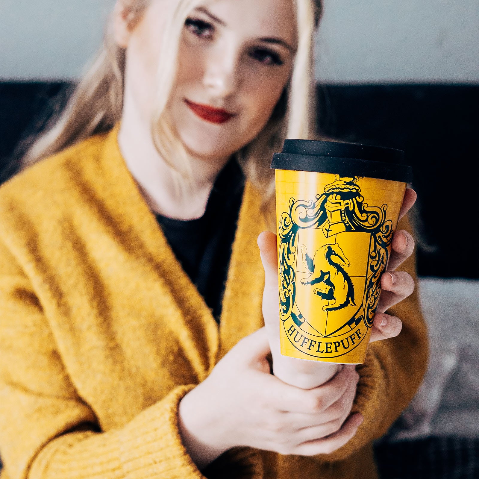Image produit Harry Potter - Fier Hufflepuff Tasse à emporter