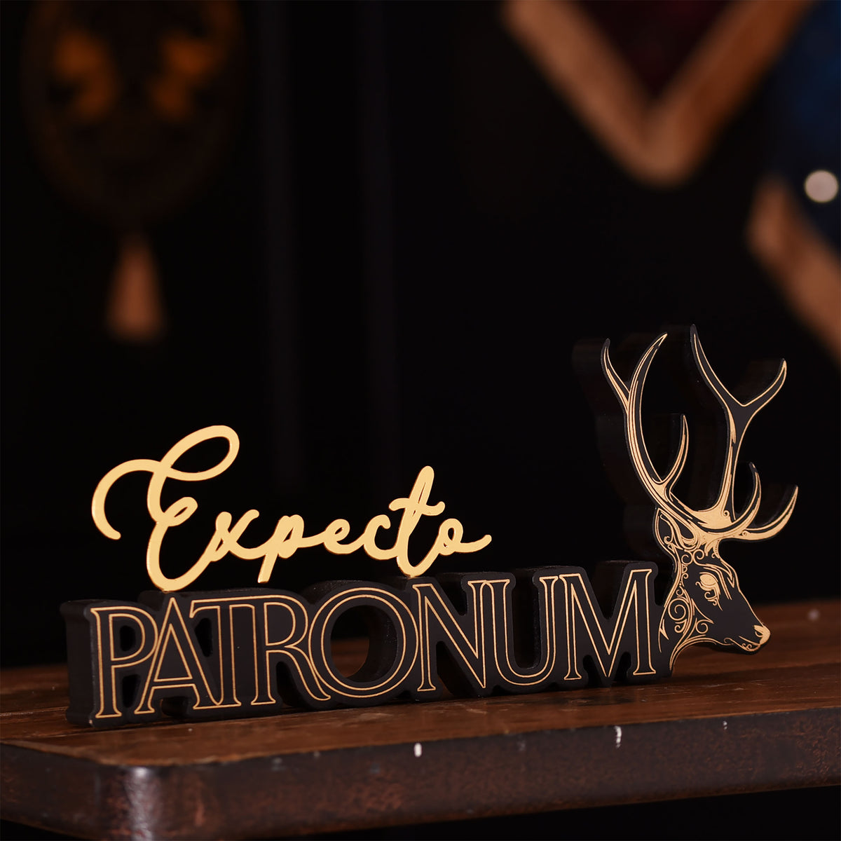 Image produit Décoration en bois Expecto Patronum - Harry Potter