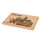Produktbild One Piece - Baratie Schneidebrett Buche