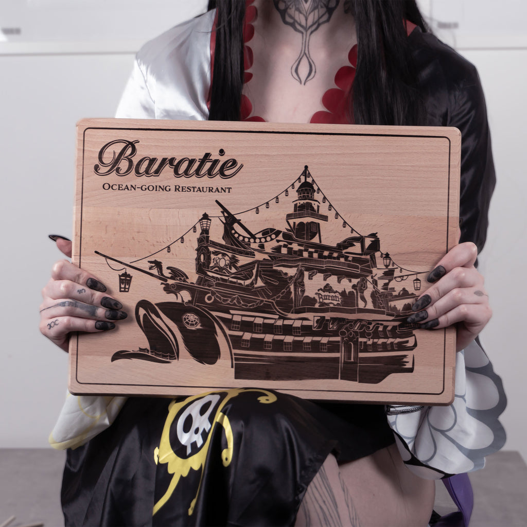 Produktbild One Piece - Baratie Schneidebrett Buche