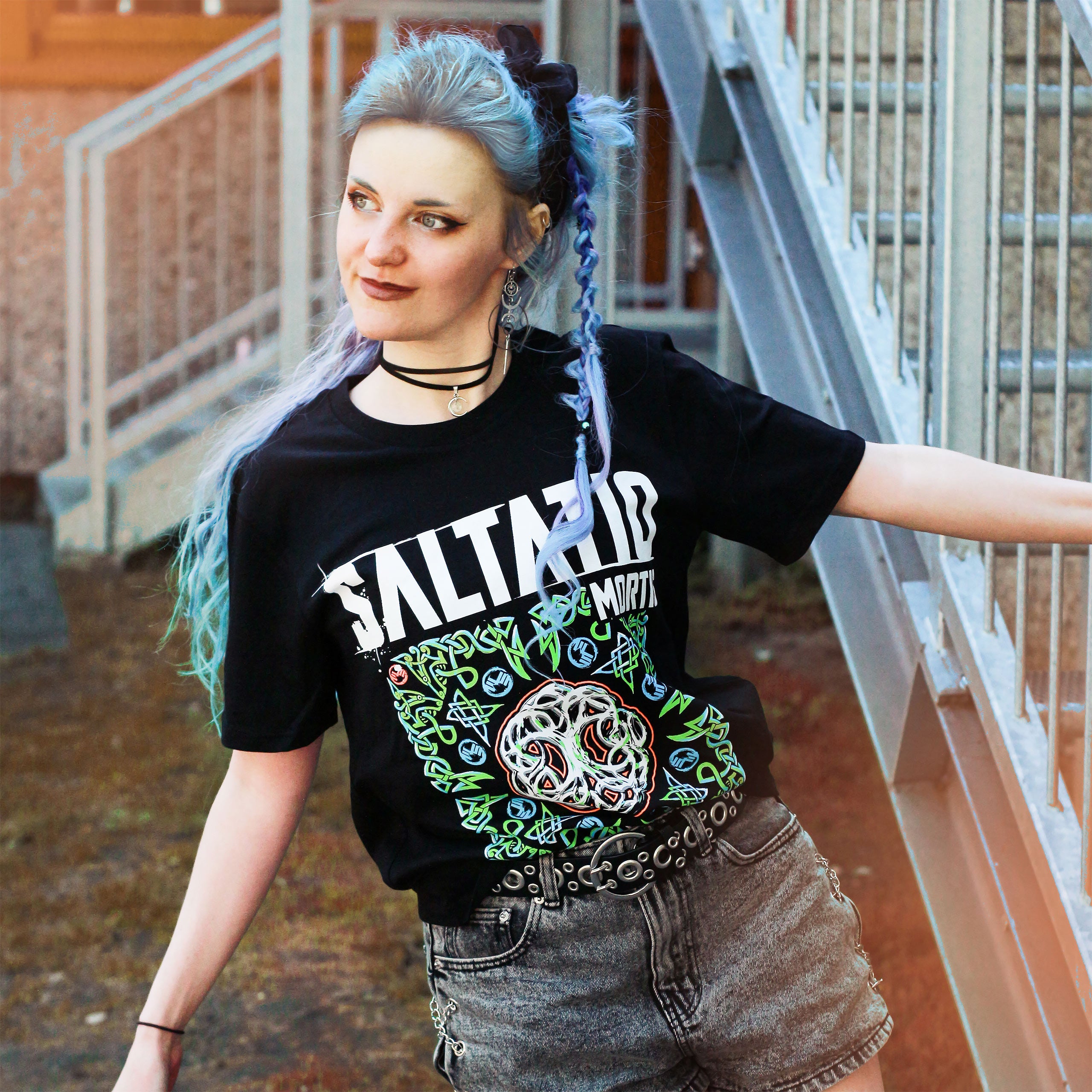 Image produit Saltatio Mortis - T-shirt arbre celtique noir