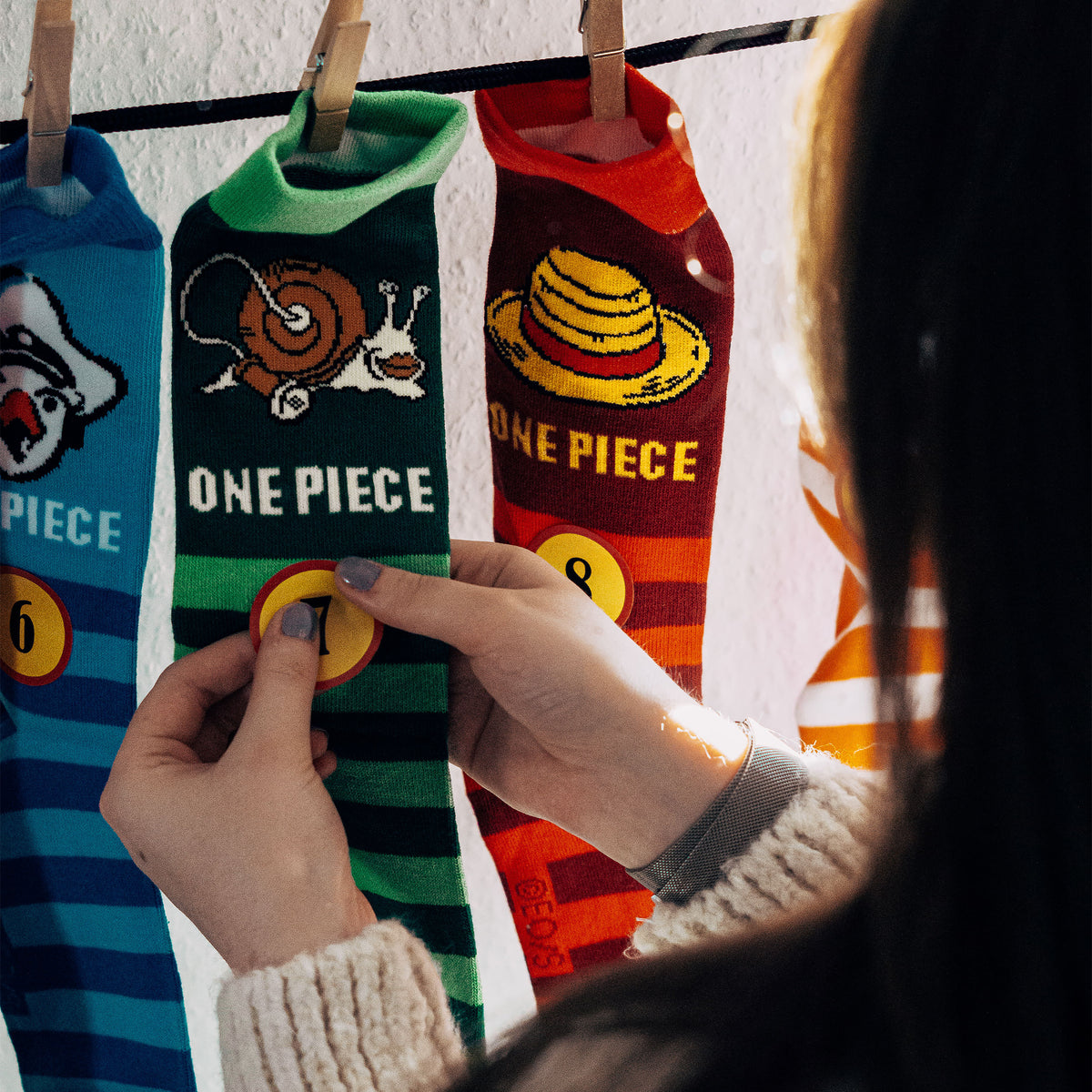 Image produit Calendrier de l'Avent One Piece à remplir de chaussettes